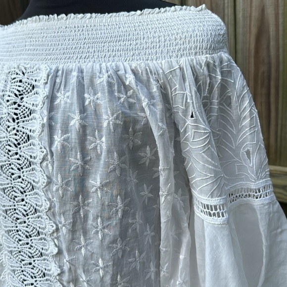 Ramy Brook off shoulder bell sleeve top, size small - Picture 3 of 8